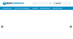 Desktop Screenshot of box-company.dk